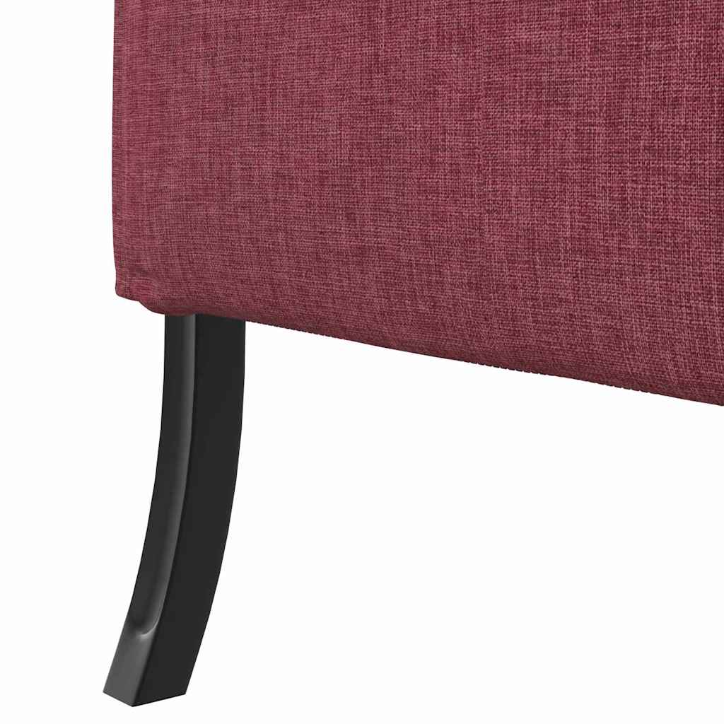 Highback Sofa Wine red 109 x 56 x 121 cm Fabric