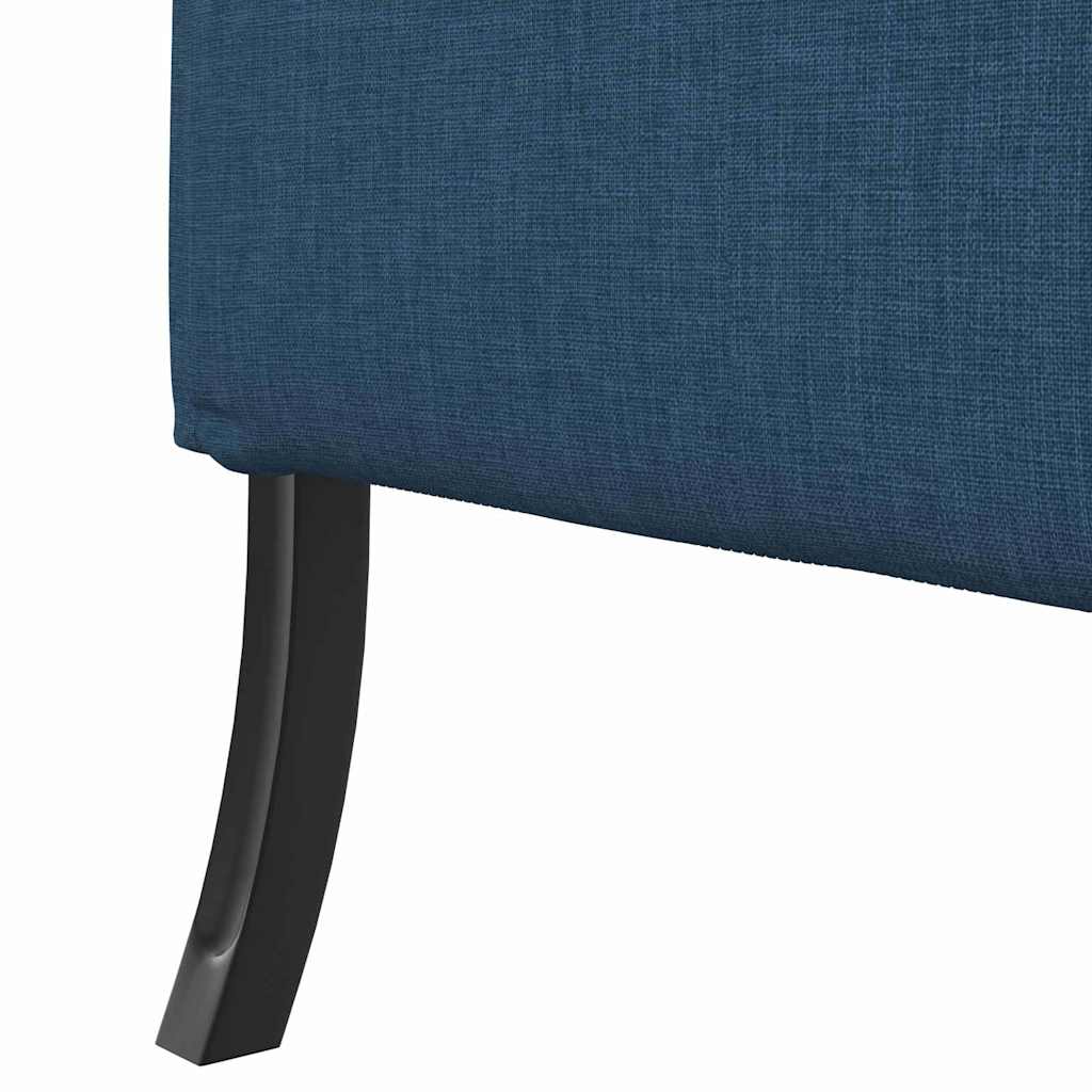 Highback Sofa Blue 109 x 56 x 121 cm Fabric