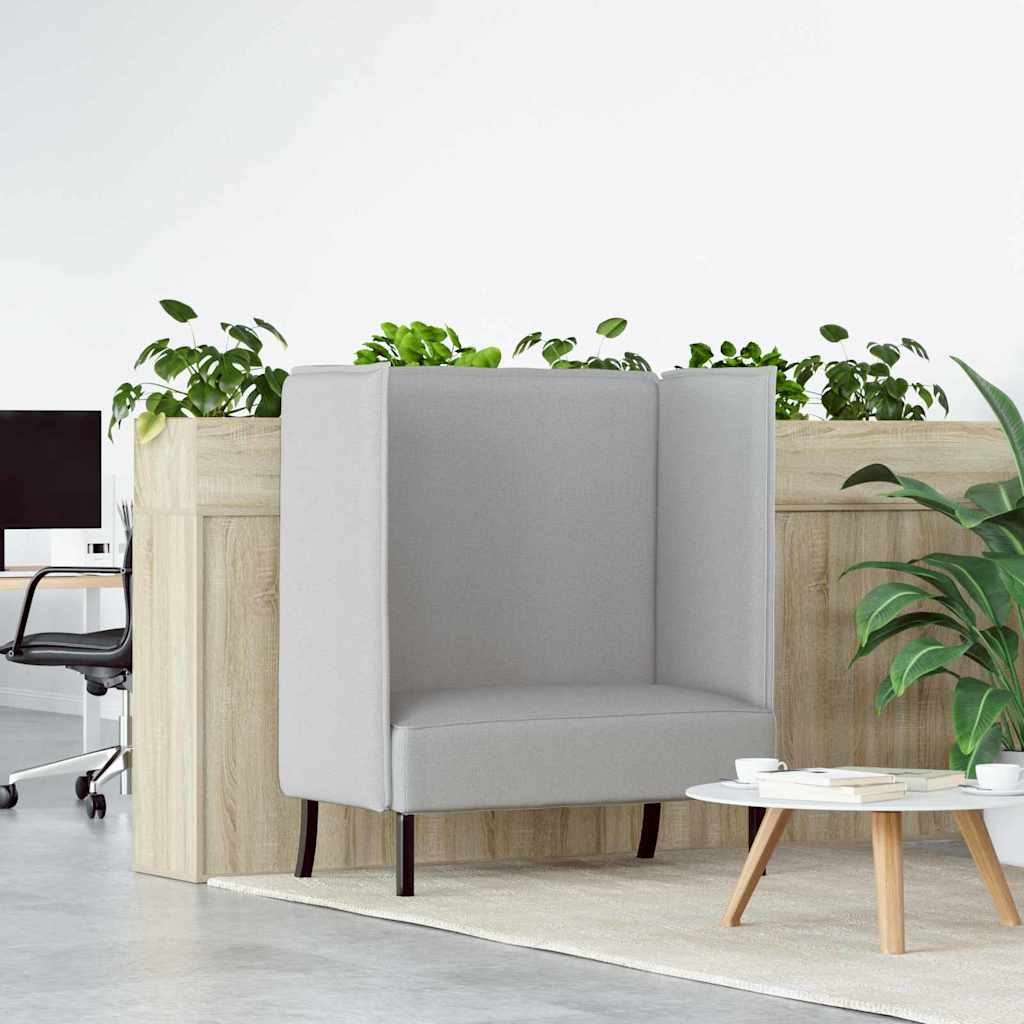 Highback Sofa Cloud grey 109 x 56 x 121 cm Fabric