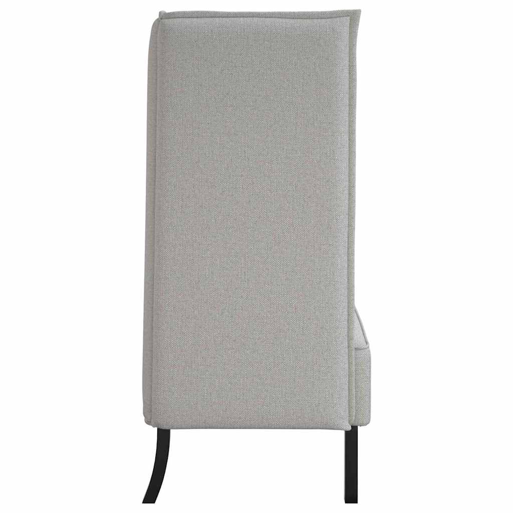 Highback Sofa Cloud grey 109 x 56 x 121 cm Fabric