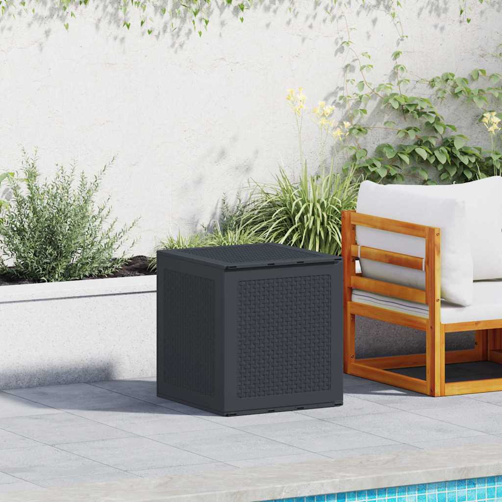Garden Storage Box Anthracite 55 x 53 x 57 cm Polypropylene