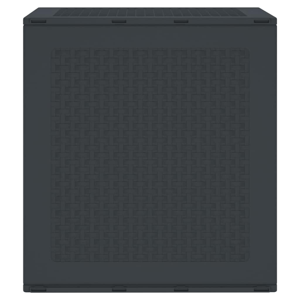Garden Storage Box Anthracite 55 x 53 x 57 cm Polypropylene