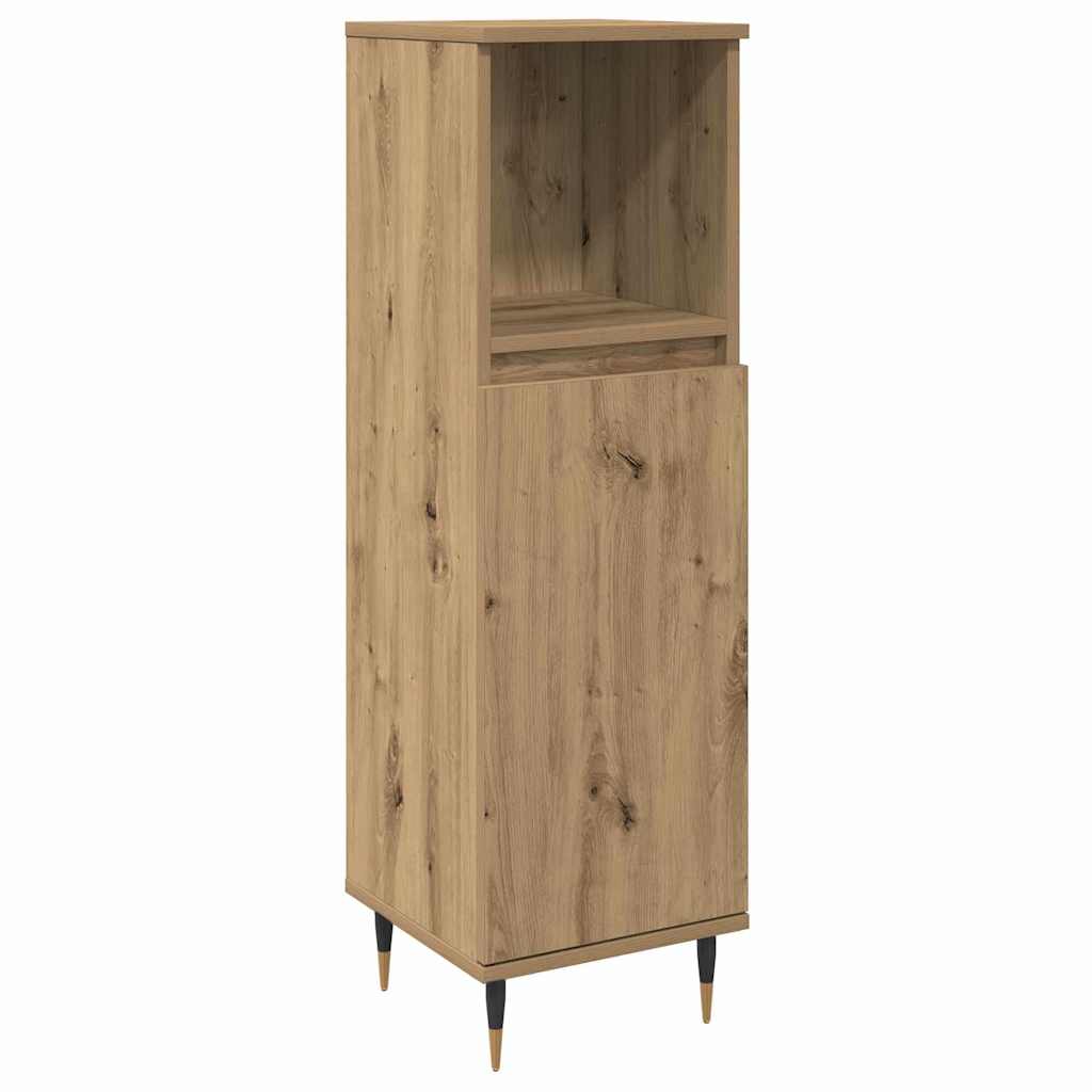 Bathroom Furniture Set Other 3 pcs Artisan Oak 30 x 30 x 180 cm