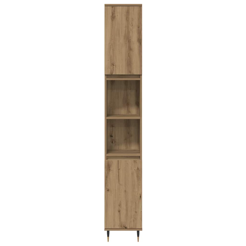 Bathroom Furniture Set Other 3 pcs Artisan Oak 30 x 30 x 180 cm