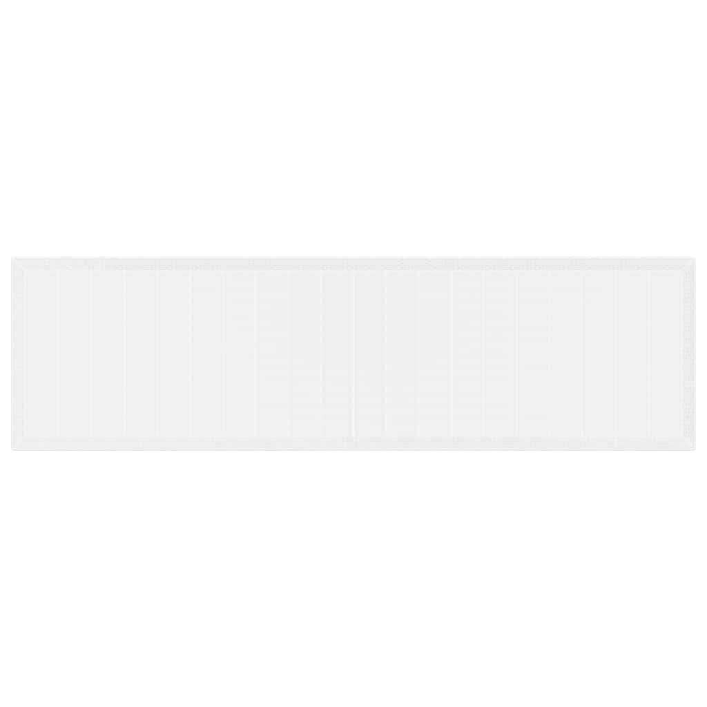 Garden Table White 350 x 100 x 73 cm Poly Rattan