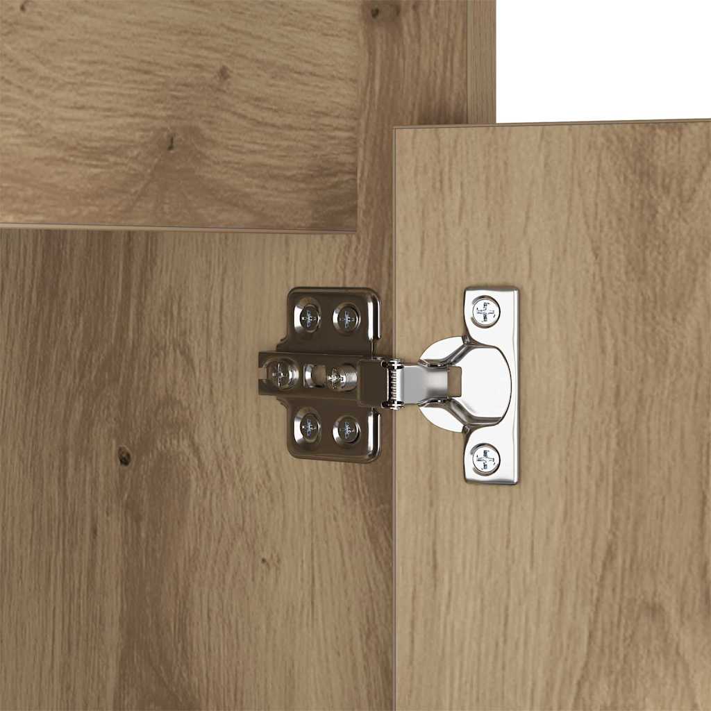 LED Bedside Cabinet 2 pcs Artisan oak 38 x 34 x 61 cm