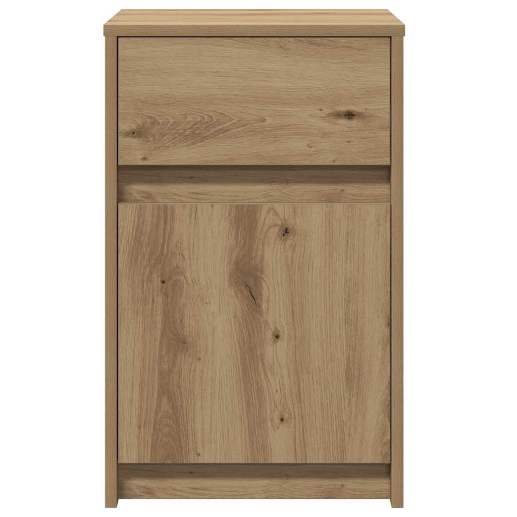LED Bedside Cabinet 2 pcs Artisan oak 38 x 34 x 61 cm