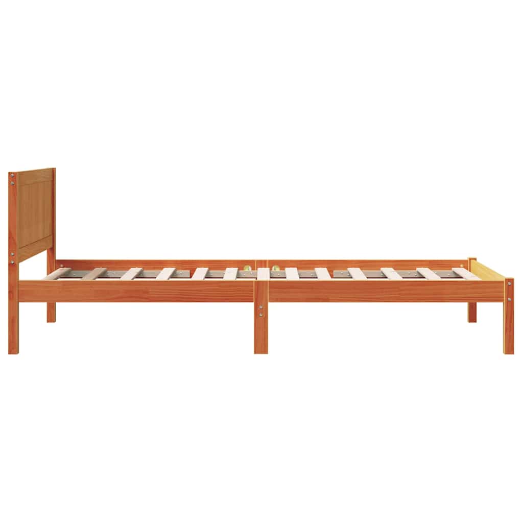 Bed Frame Brown 80 x 200 cm Solid Pine wood