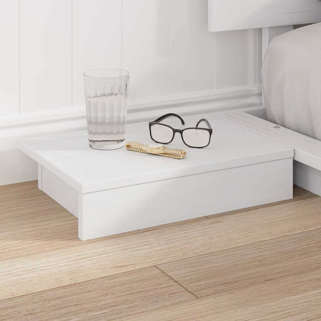 Bed Frame White 150 x 200 cm Wood