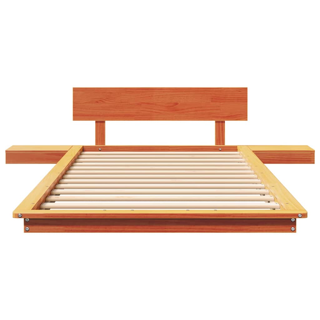 Bed Frame Brown 100 x 200 cm Wood