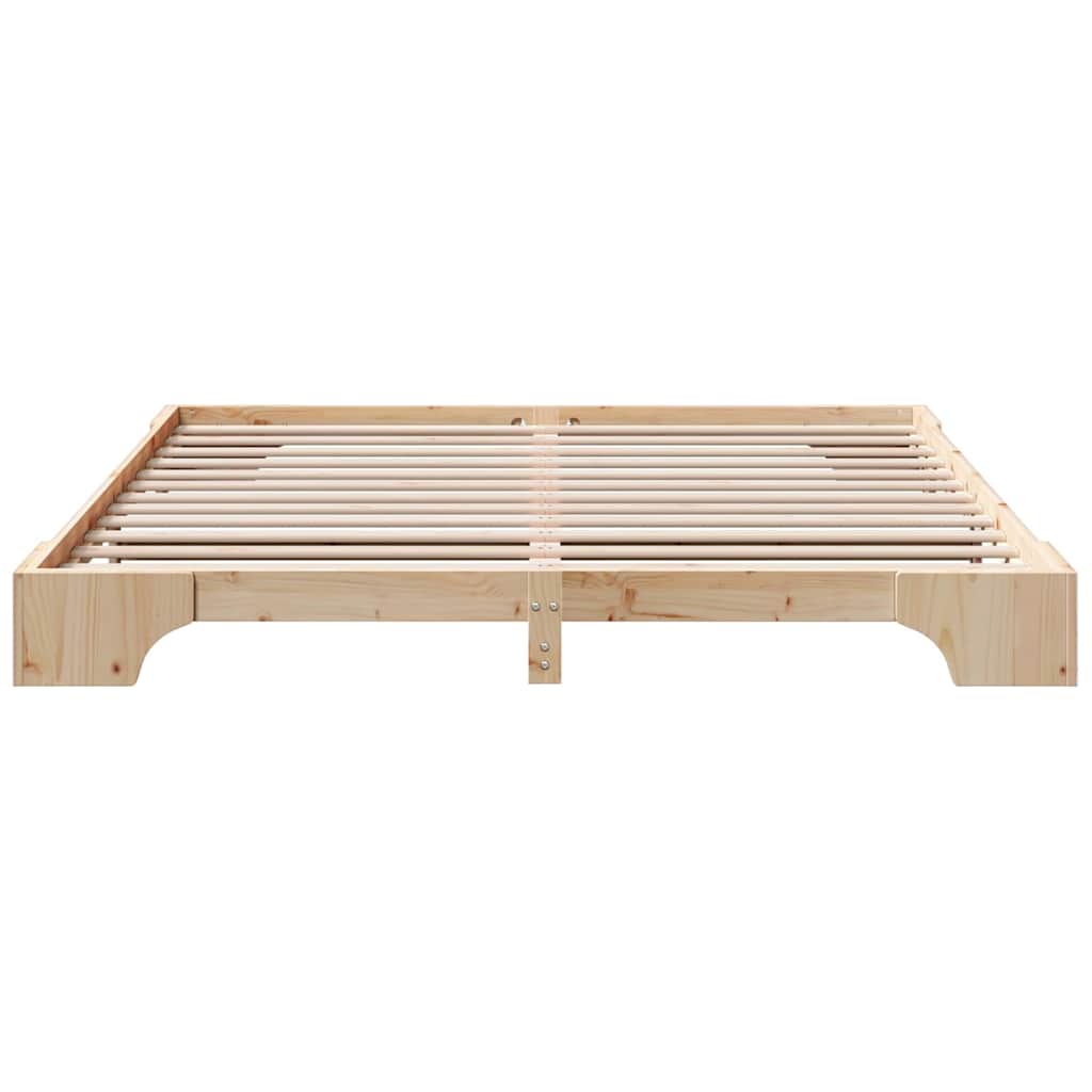 Bed Frame Solid Pine Wood 180 x 200 cm Solid pine wood