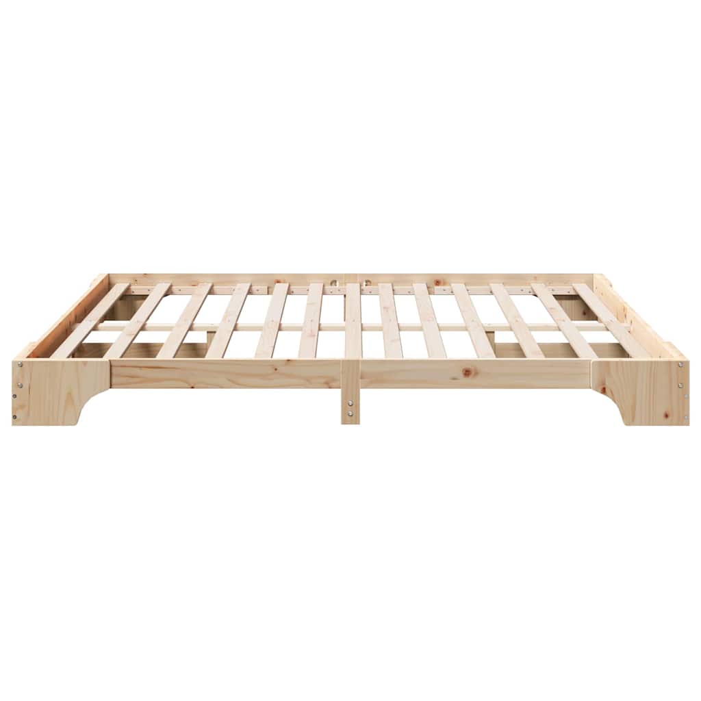 Bed Frame Solid Pine Wood 180 x 200 cm Solid pine wood