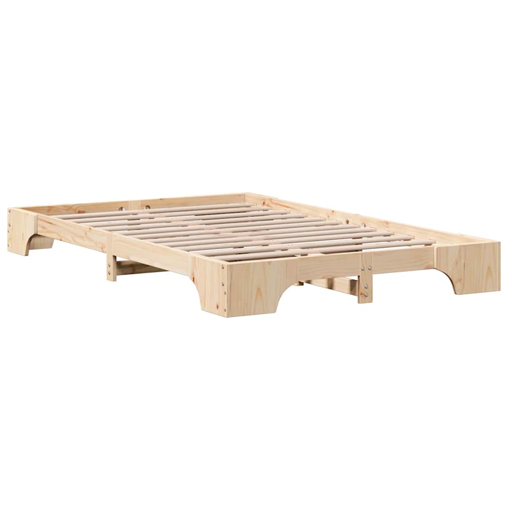 Bed Frame Solid Pine Wood 120 x 200 cm Solid pine wood