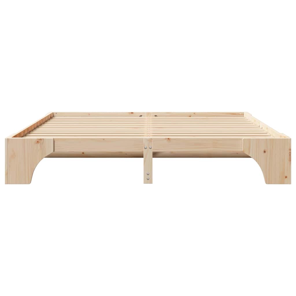 Bed Frame Solid Pine Wood 180 x 200 cm Solid pine wood