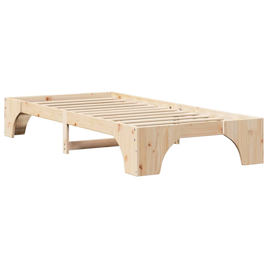 Bed Frame Solid Pine Wood 80 x 200 cm Solid pine wood
