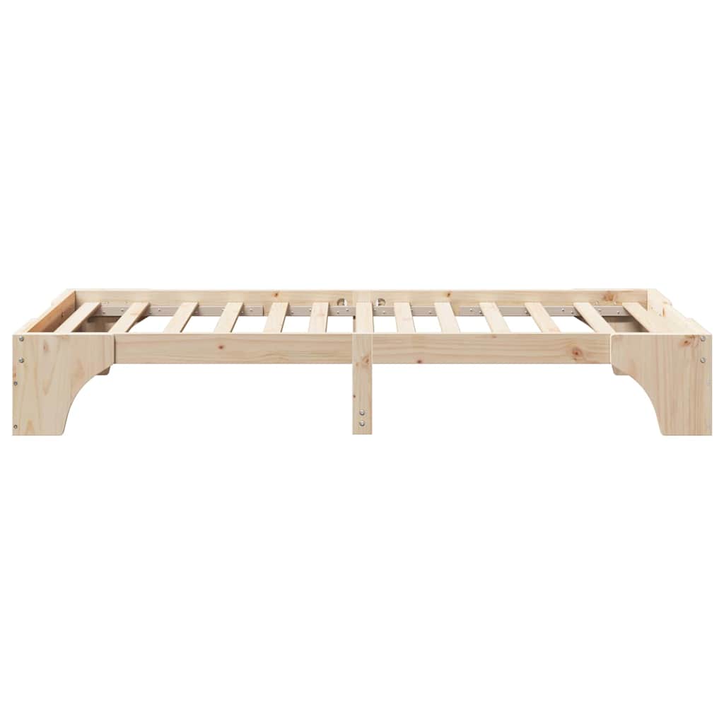 Bed Frame Solid Pine Wood 80 x 200 cm Solid pine wood