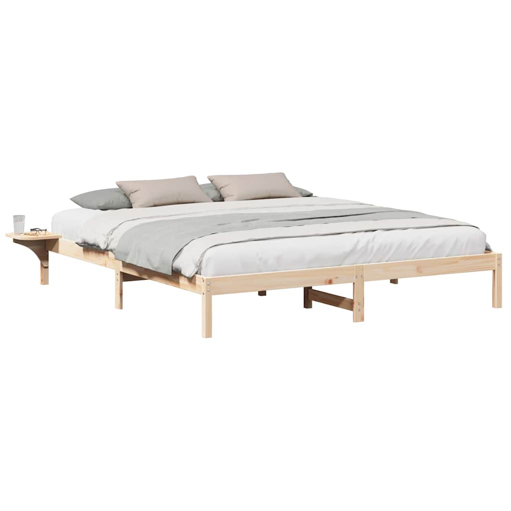 Bed Frame Brown 180 x 200 cm Brown