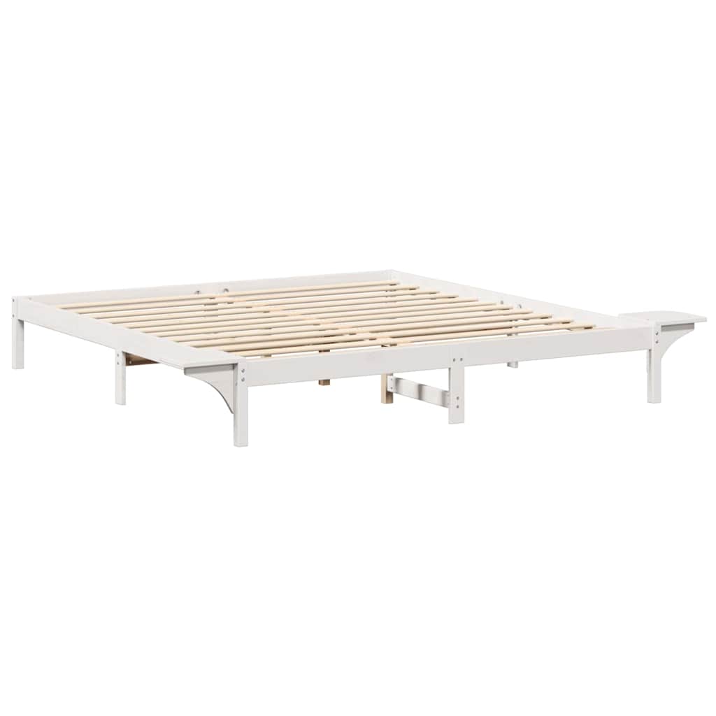 Bed Frame White 180 x 200 cm White