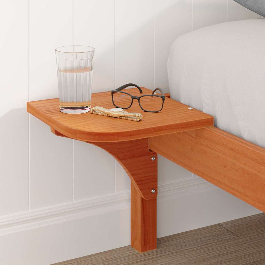 Bed Frame Wax brown 180 x 200 cm Wax brown