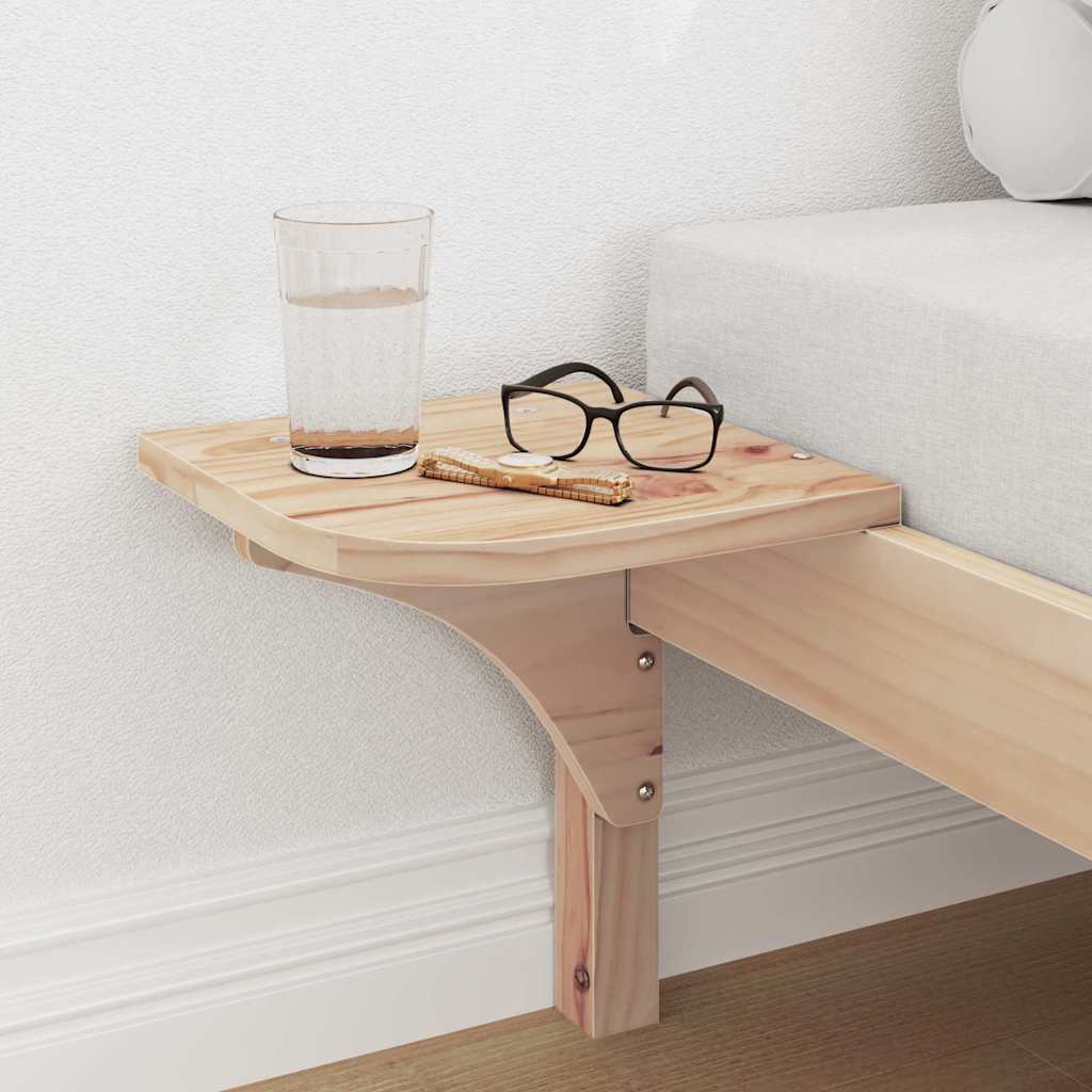 Bed Frame with Bedside Tables Brown 90 x 200 cm Brown