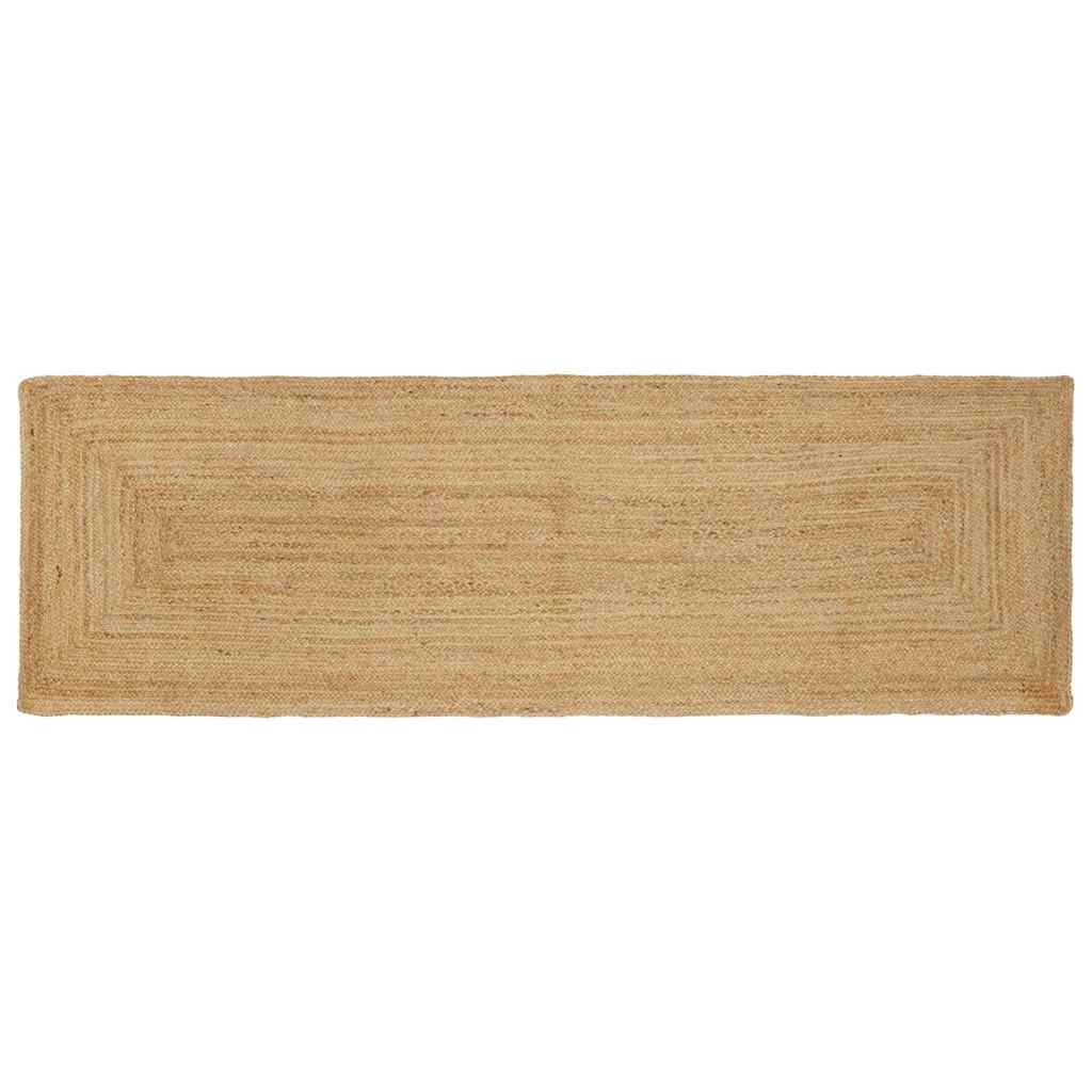 Area Rug Beige 80 x 400 cm Jute