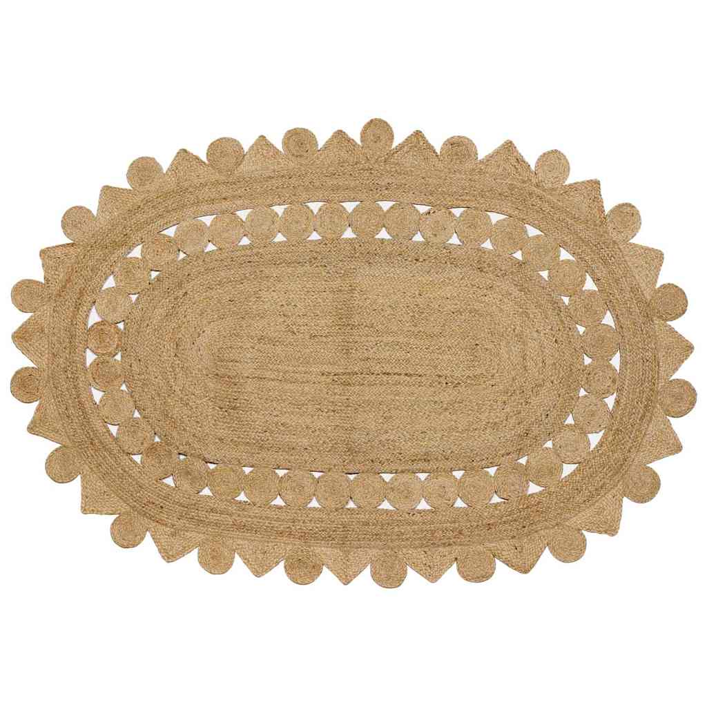 Rug Brown 205 x 305 cm Jute