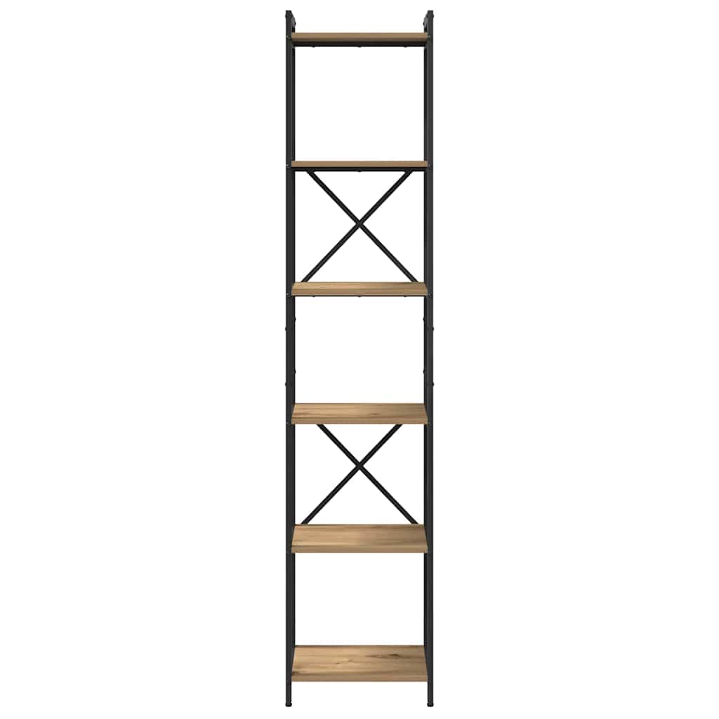 Bookcase Artisan oak 40 x 30 x 188 cm Engineered wood