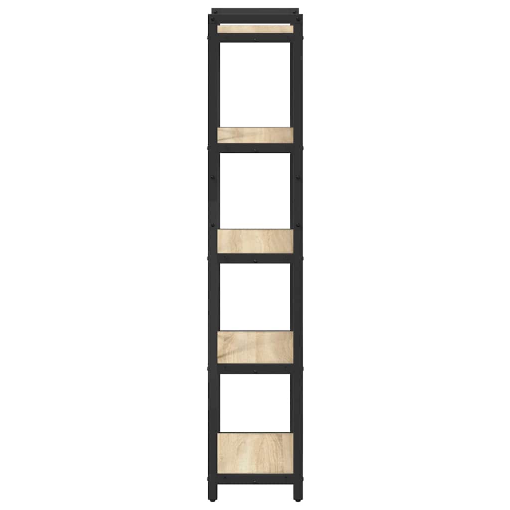 Bookcase Sonoma oak 40 x 30 x 153 cm Engineered wood