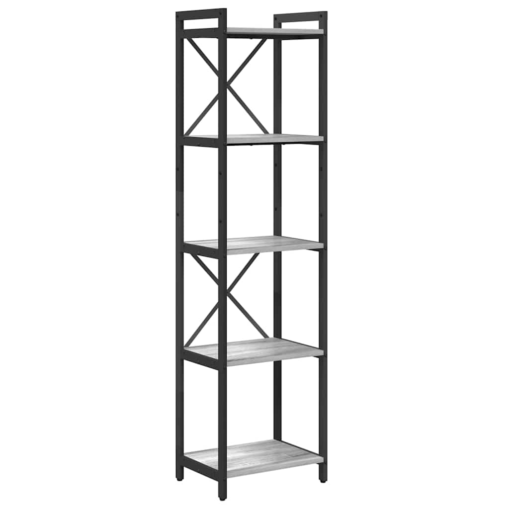 Bookcase Grey sonoma 40 x 30 x 153 cm Engineered wood