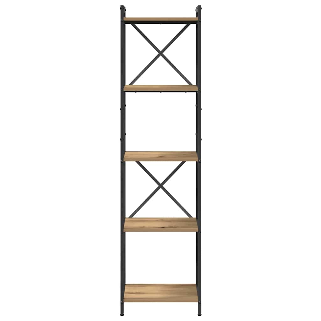 Bookcase Artisan oak 40 x 30 x 153 cm Engineered wood