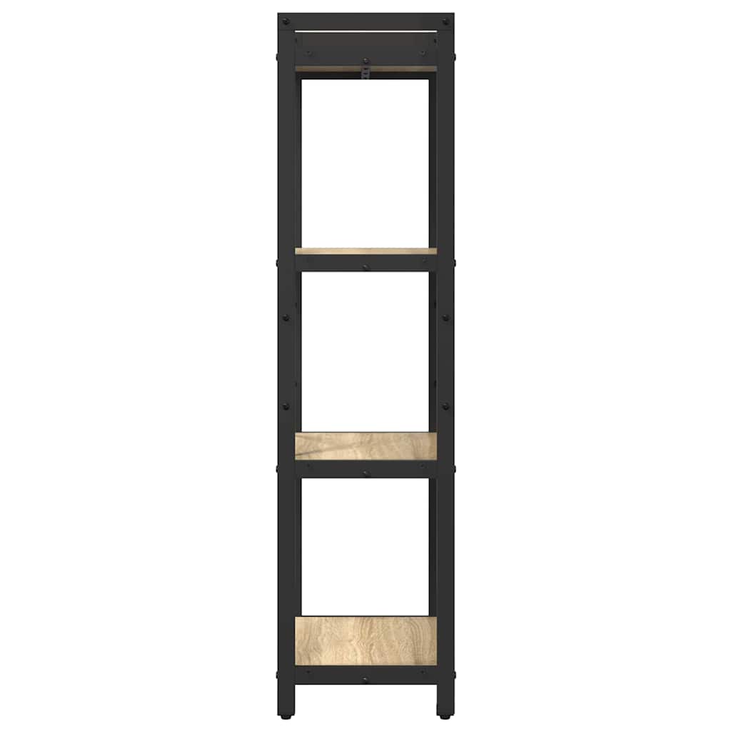 Bookcase Sonoma oak 40 x 30 x 118 cm Engineered wood