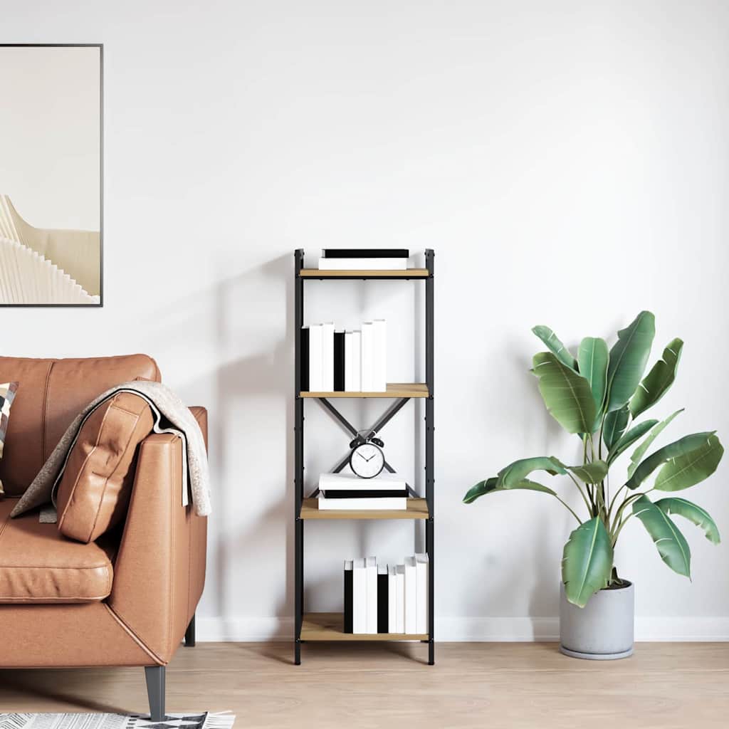 Bookcase Artisan oak 40 x 30 x 118 cm Engineered wood