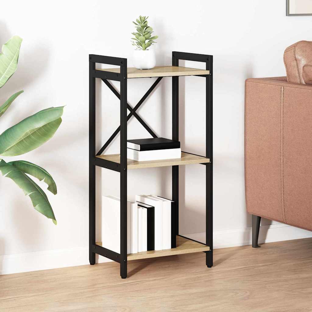 Bookcase Sonoma oak 40 x 30 x 83 cm Engineered wood