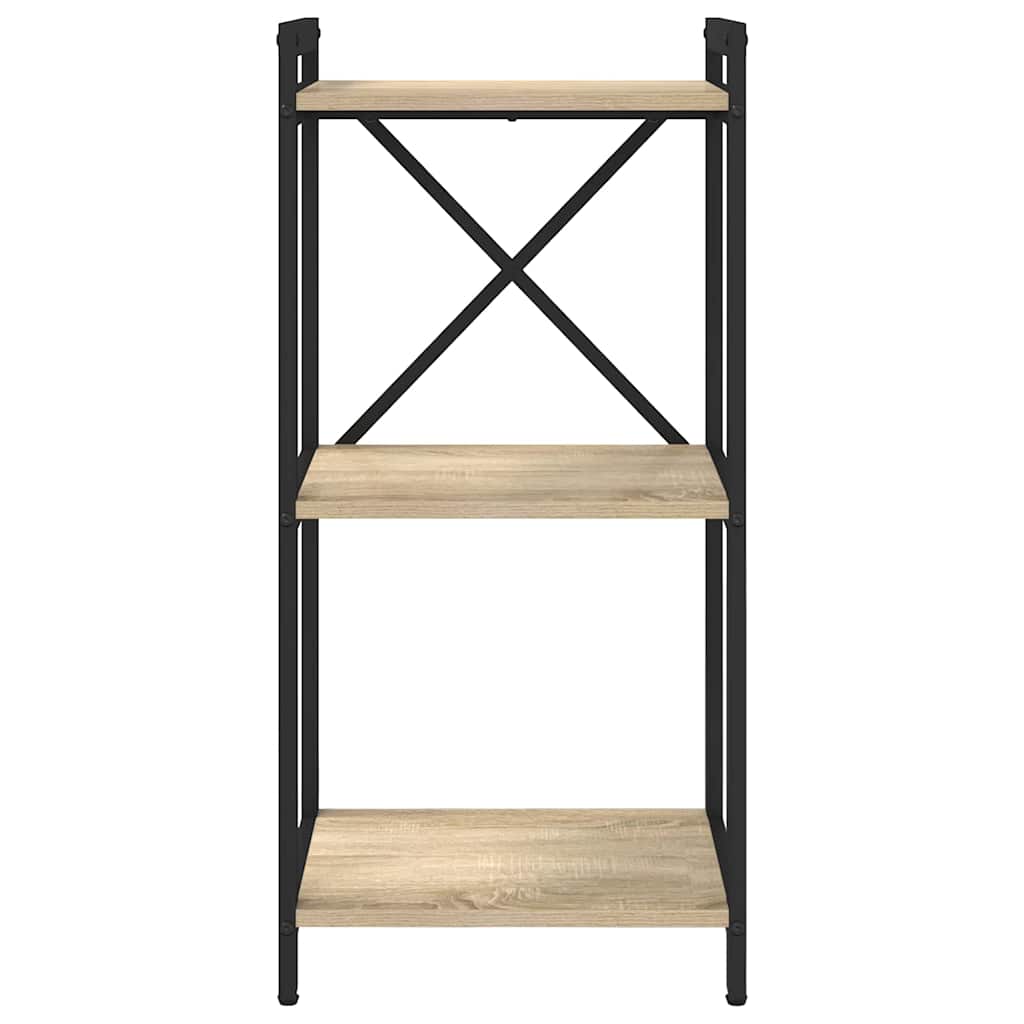 Bookcase Sonoma oak 40 x 30 x 83 cm Engineered wood