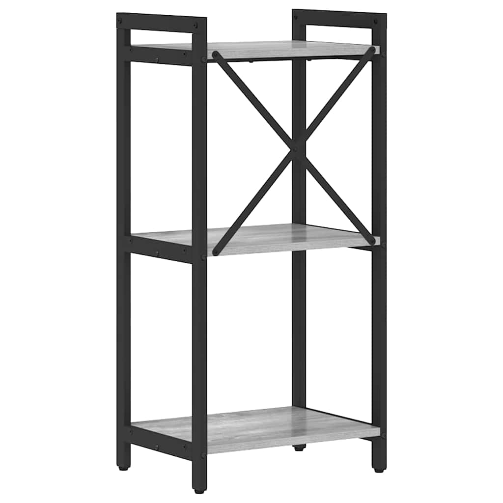 Bookcase Grey sonoma 40 x 30 x 83 cm Engineered wood