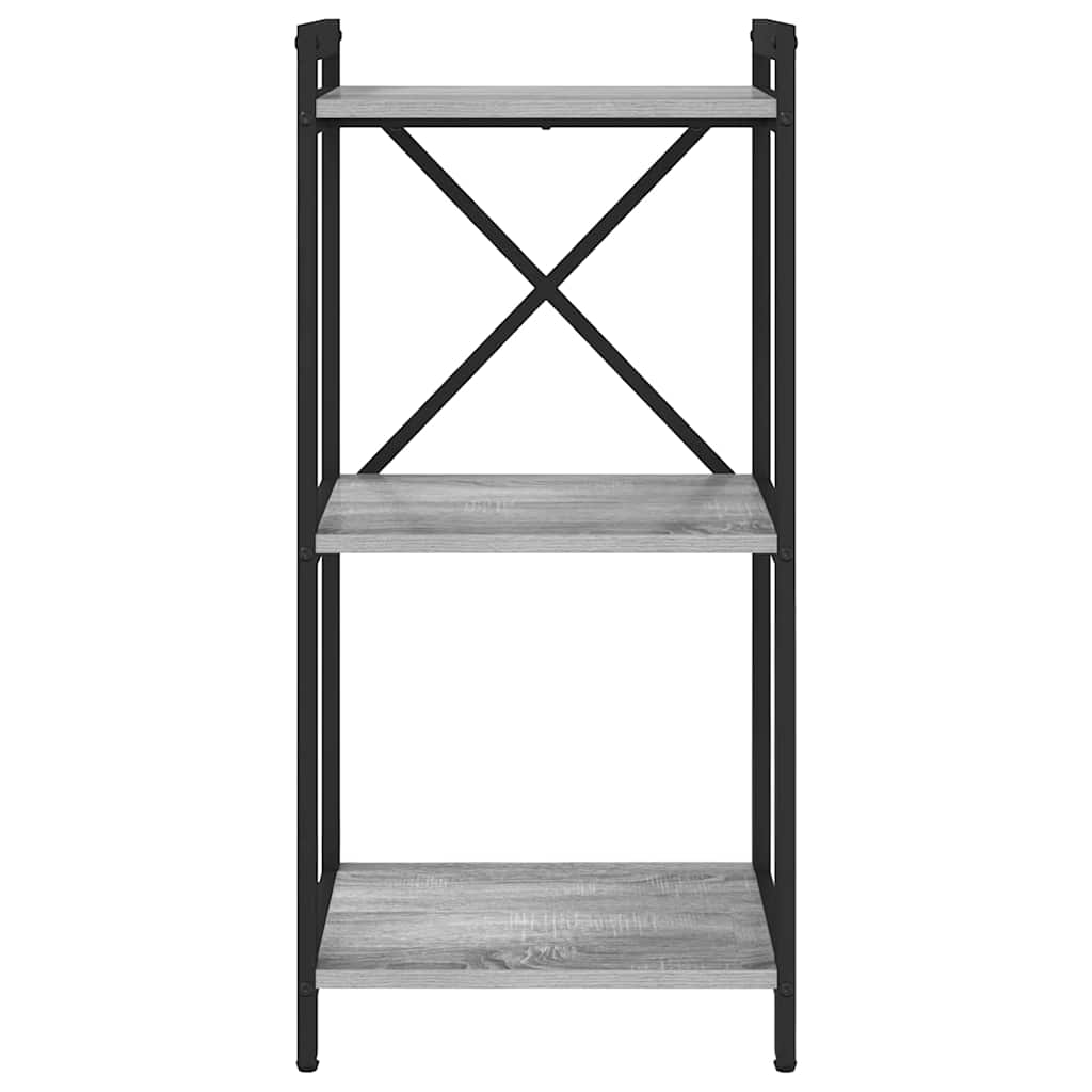 Bookcase Grey sonoma 40 x 30 x 83 cm Engineered wood