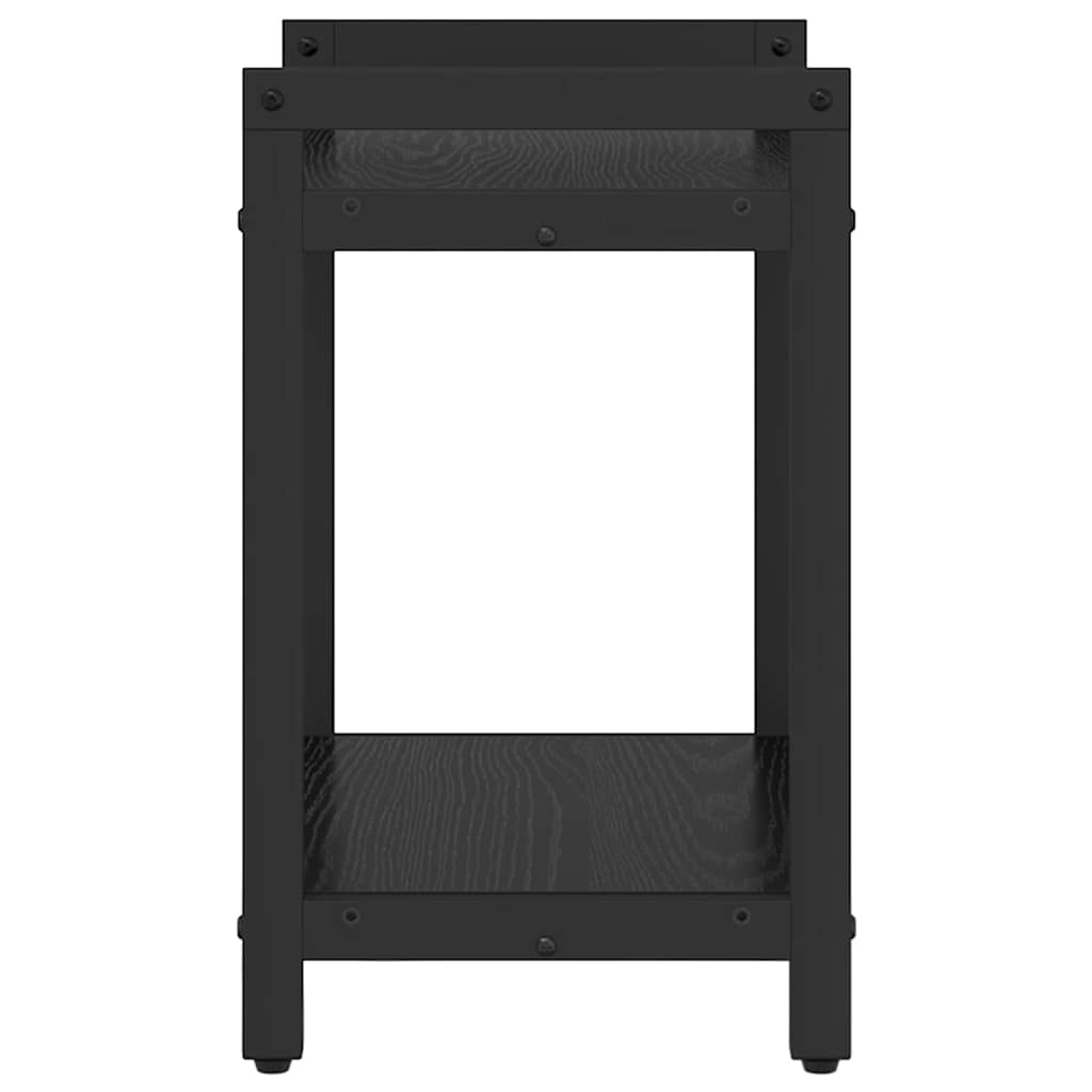 Bookcase Black oak 40 x 30 x 48.5 cm Engineered wood