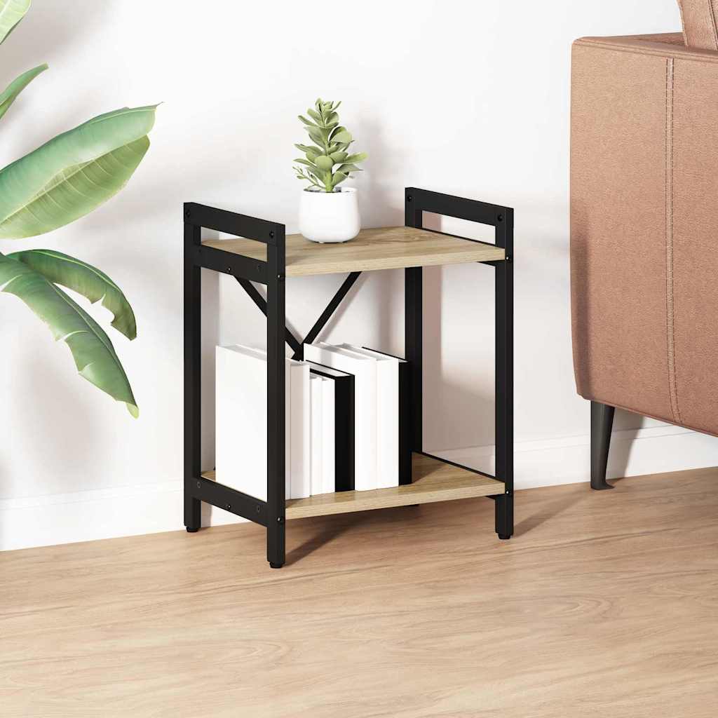 Bookcase Sonoma oak 40 x 30 x 48.5 cm Engineered wood