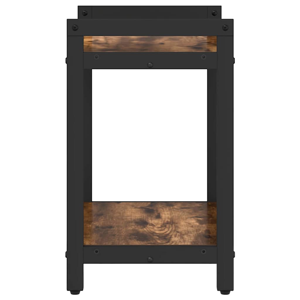 Bookcase Smoked oak 40 x 30 x 48.5 cm Engineered wood