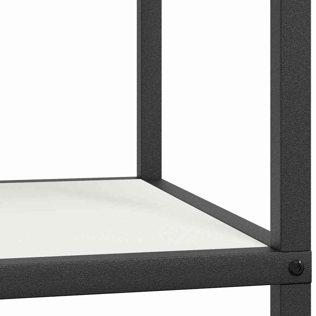 Kitchen Storage Shelf with Shelf with Storage White Steel