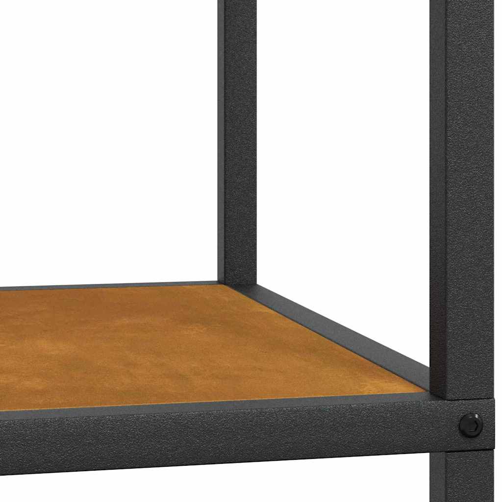 Kitchen Storage Shelf with Shelf Rusty Weathering steel