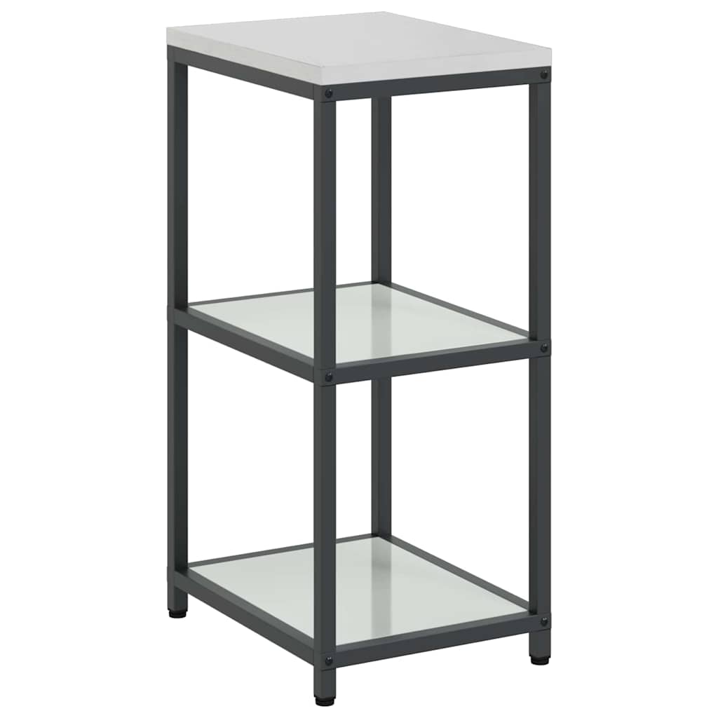 Kitchen Storage Shelf with Shelf Silver Galvanised steel