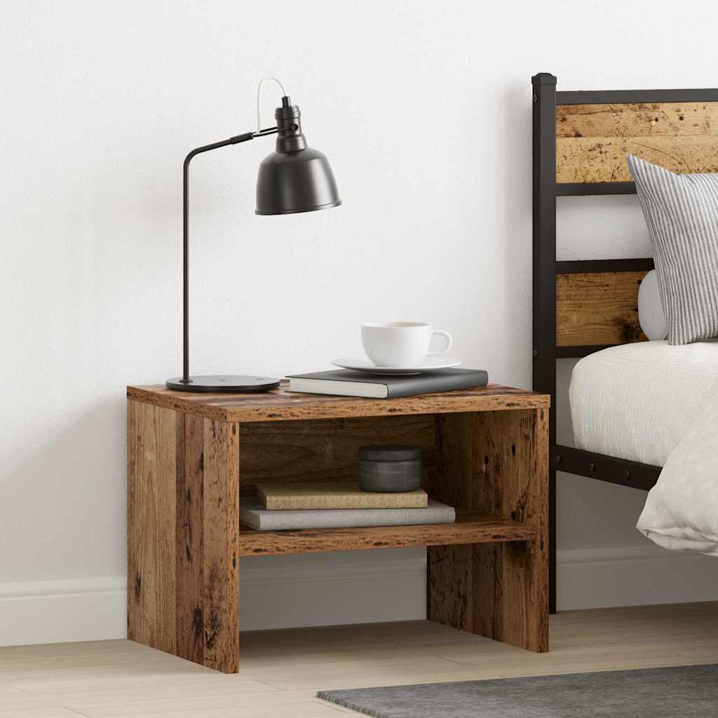 Bedside Cabinet Old wood 40 x 40 x 30 cm Engineered wood