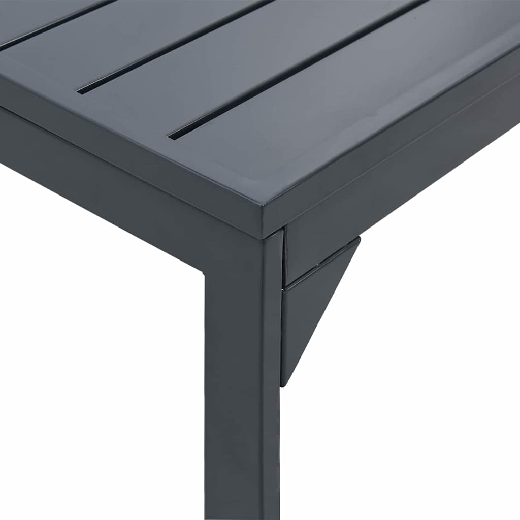 Extension Table 2 pcs Anthracite 210 x 90 x 73 cm Steel