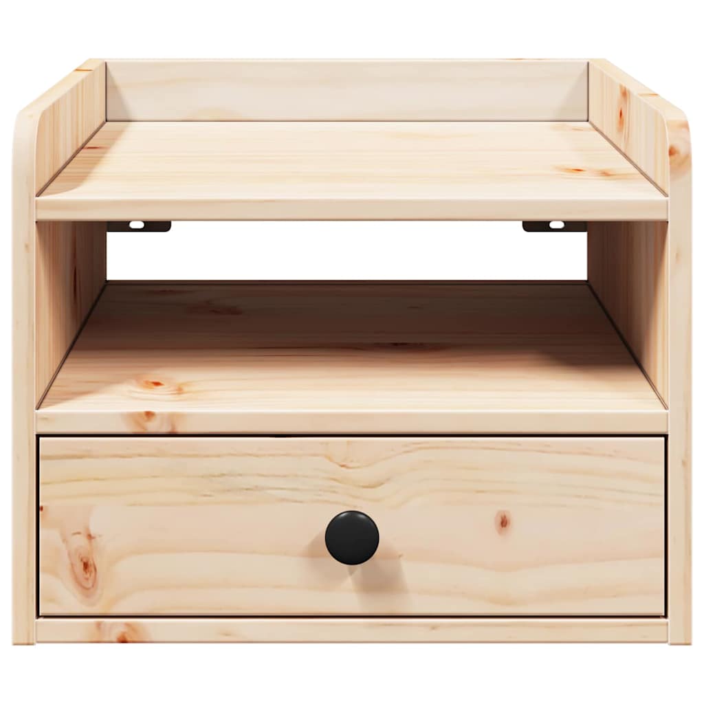 Bedside Table 2 pcs Brown 38 x 36 x 29.5 cm Solid pine wood