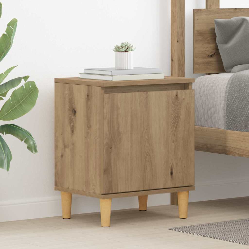 Bedside Cabinet Artisan oak 40 x 30 x 50 cm Engineered wood