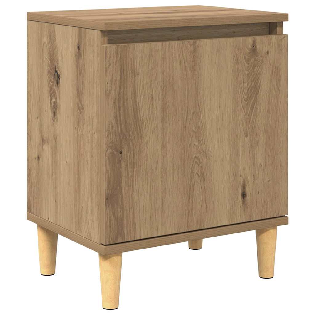 Bedside Cabinet Artisan oak 40 x 30 x 50 cm Engineered wood