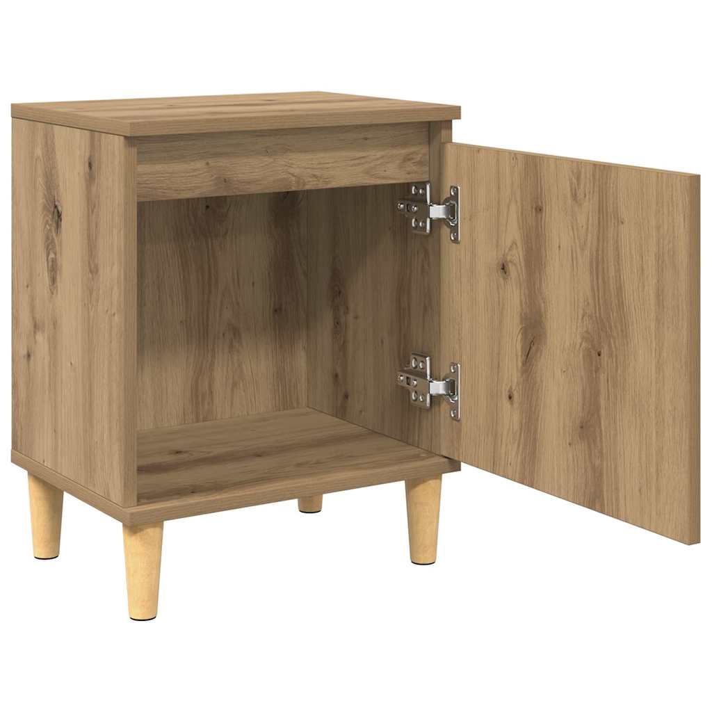 Bedside Cabinet Artisan oak 40 x 30 x 50 cm Engineered wood