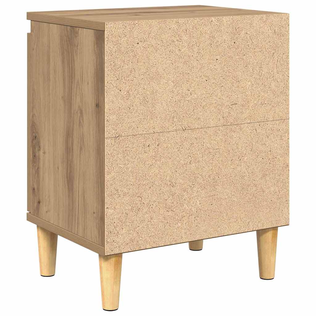 Bedside Cabinet Artisan oak 40 x 30 x 50 cm Engineered wood