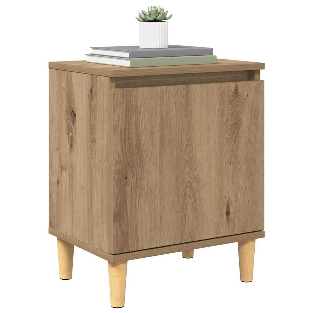 Bedside Cabinet Artisan oak 40 x 30 x 50 cm Engineered wood